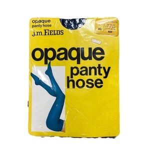 Vintage Opaque Navy Panty Hose